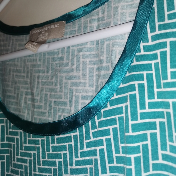 Banana Republic Blue Tank Loose Tunic Top M - Picture 4 of 10